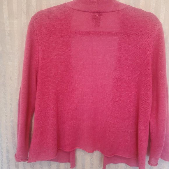 Eileen Fisher cardigan PL pink - Picture 3 of 3